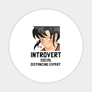 Introvert Social Distancing Expert Magnet